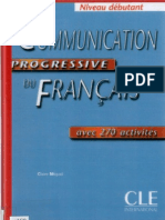 Communication Progressive Du Francais Debutant