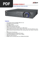 Dh-Nvr5808-P/5816-P/5832-P: 8/16/32 Channel 2U 8poe Network Video Recorder