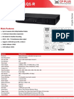 4Ch. D1 Standalone DVR: Main Features