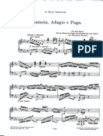 Bach Fantasia Adagio Fugue BWV906