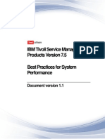 Best Practices For System Performance 7.5.x