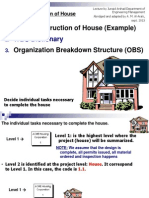 WBS-Construction of House (Example)