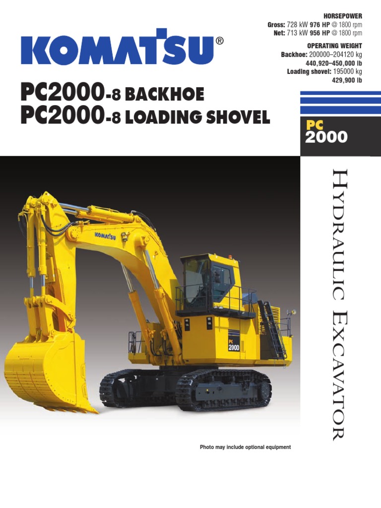 Excavadora Komatsu Pdf Engines Foot Unit