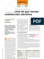 Eco-Design Calefaccion Gas vs Electrica