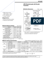 GP1A30R: OPIC Photointerrupter With Encoder Function