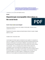 Dopaminergic-neuropeptide interactions in the social brain (Skuse & Gallagher 2008)