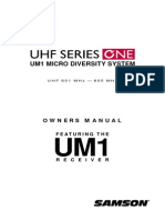 Samson Um1 Microphone Manual