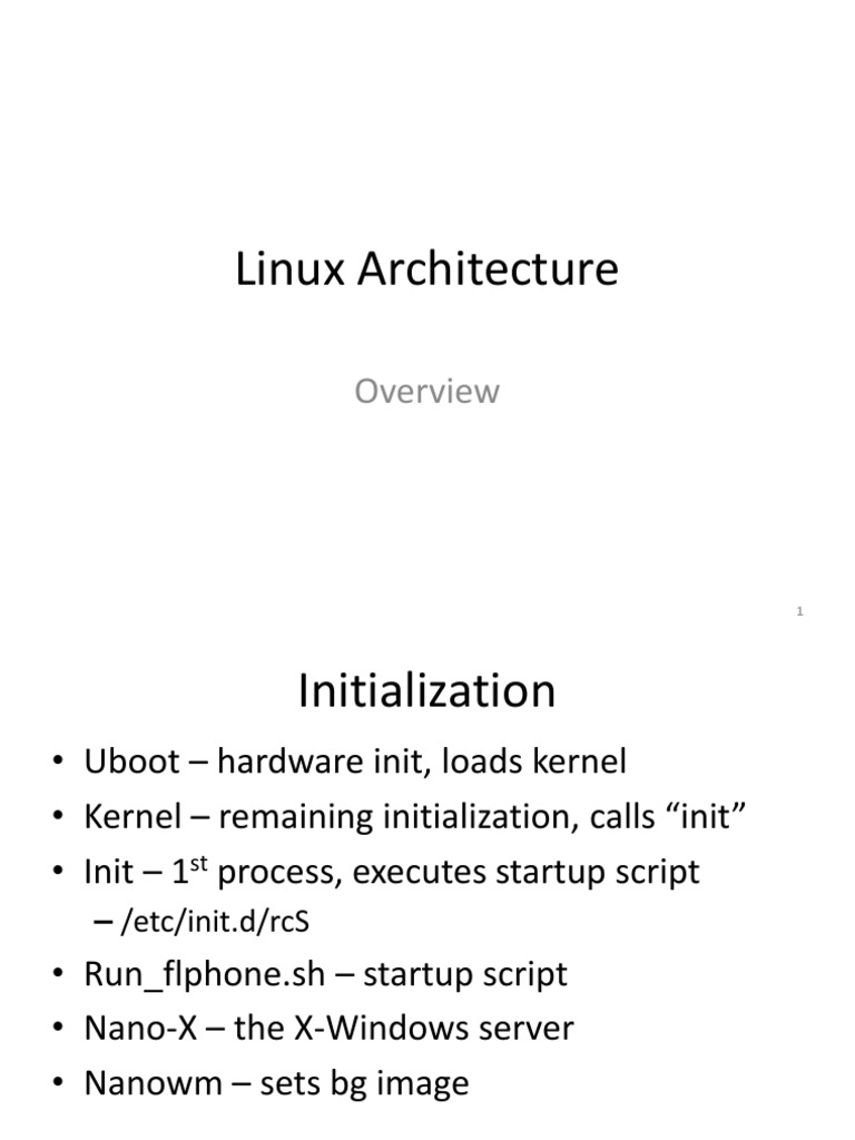 Basic Linux Architecture | Download Free PDF | Kernel (Operating System ...