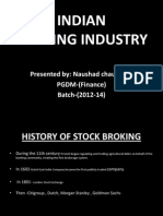 Indian Broking Industry Analysis