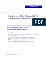 Evaluation of The Effects of NKO On The Management of PMS and Dysmenorrhea