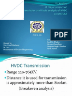 Analysis of HVDC on MATLAB
