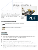 Como Ouvir o Áudio Com A Entrada Line-In - Ehow Brasil PDF