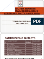 GURUKUL FSM TRAINING PPT Delhi South & North Sales Area