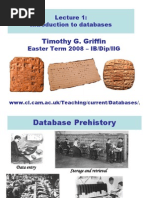 Timothy G. Griffin: Introduction To Databases