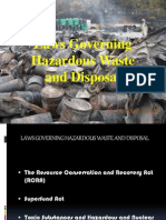 Laws Governing Hazardous Waste and Disposal
