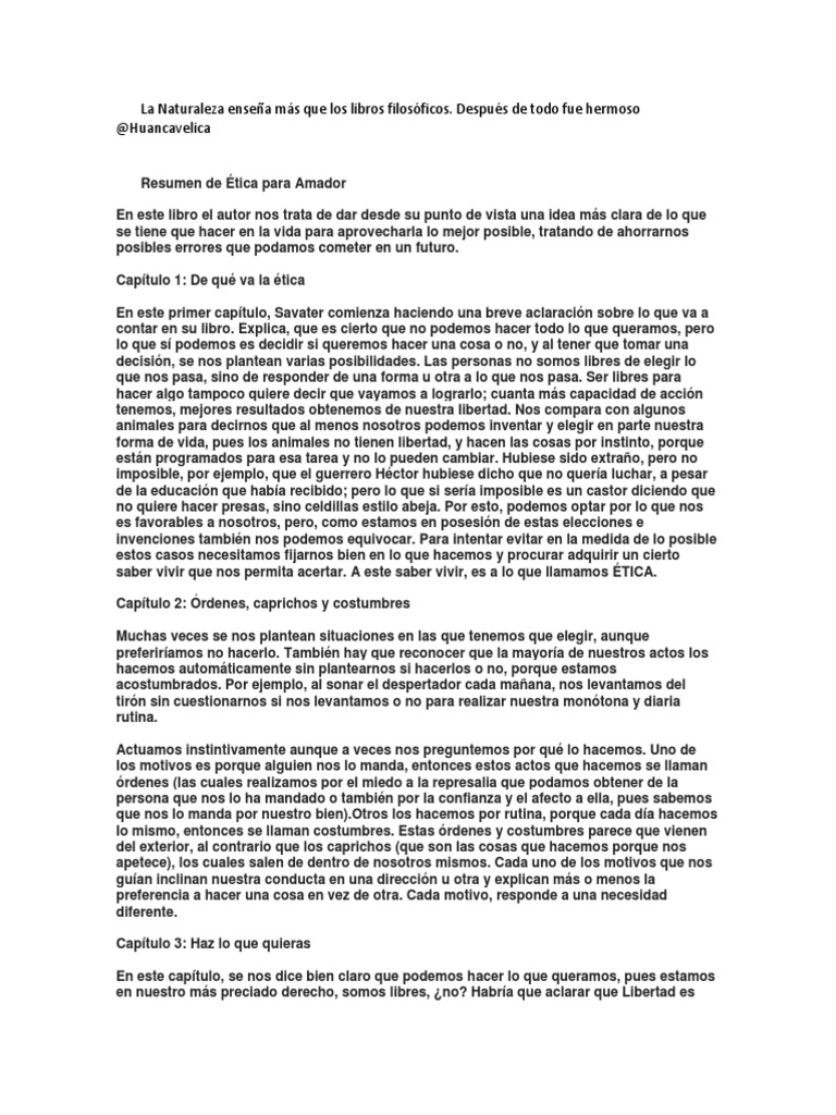 Resumen Por Capitulos Politica Para Amador