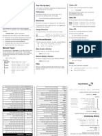 Unix Reference Card: The File System