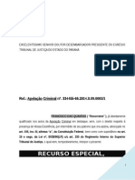 Recurso Especial Penal Criminal Trafico Drogas Associacao Regime Inicial Pena Modelo 503 PN174 2014