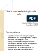 Teoria Structuralistă Şi Aplicaţiile Sale