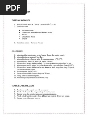 Kawasan Tundra Pdf