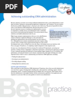 Achieving Outstanding CRM Administration