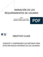 Determinacindelosrequerimientosdeusuario 110413174108 Phpapp02 PDF