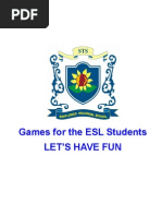 Download Games for the ESL Students by Ana Ruth LaHe SN235284201 doc pdf