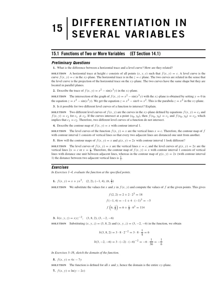 Chap14 Et Student Solutions Contour Line Curve