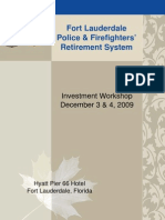  Fort Lauderdale Police and Fire Pension Board Investment Workshop 2009