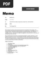 2014  Michelle Nunn Campaign Memo