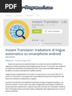 Instant Translator Traduttore Di Lingue Automatico App Android