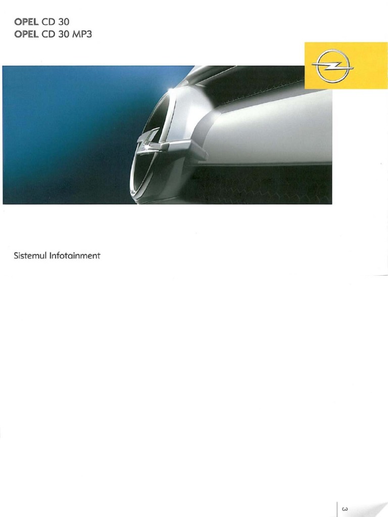 Opel CD 30 MP3 | PDF