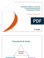 Palestra Avaliacaomedica Exames Atividadederisco