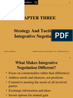 Strategy and Tactics of Integrative Negotiation
