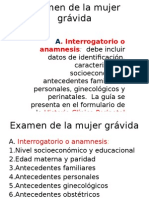 Examen de La Mujer Grávida