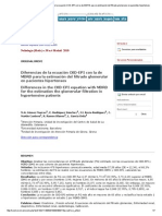 Diferencias de La Ecuación CKD-EPI Con La de MDRD