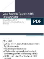 Leukocytosis Case Report