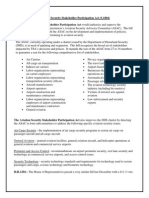 Tester Aviation Security Stakeholder Participation Act (S 1804) One-pager