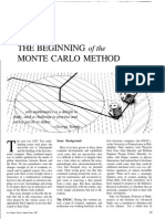 Metropolis - The Beginning of the Monte Carlo Method