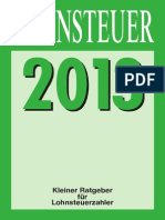 Broschuere Lohnsteuerfibel 2013