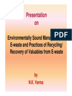 Verma Environmentally Sound Management of E-Waste and Practices of Recycling