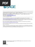 Acquiring and Utilizing Scientific and Technical Information to Identify Environmental Risk