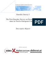 Eurodoc Survey I Report 2011