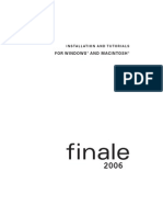 Finale 2006 Tutorial PDF