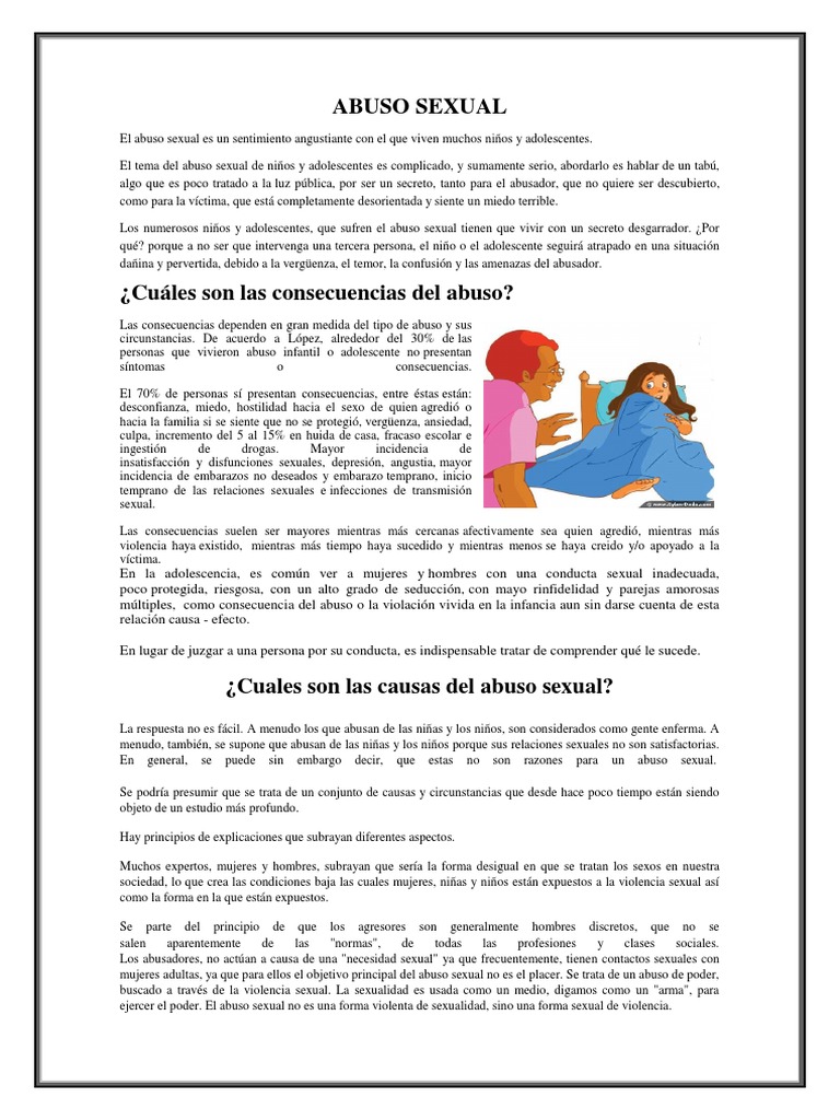 Abuso Sexual | PDF | Abuso sexual | Adolescencia