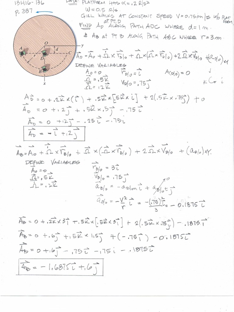 Dynamics Problem Solved | PDF