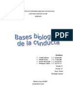 Bases Biologicas de La Conducta - Psicologia Nella
