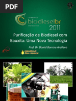 Purificação de Biodiesel Com Bauxita