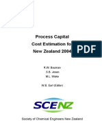 Capital Cost Estimation for NZ 2004