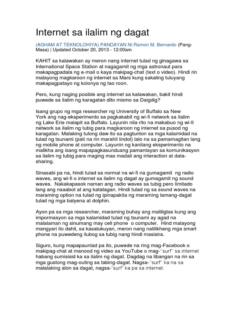 Balitang Lathalain  PDF